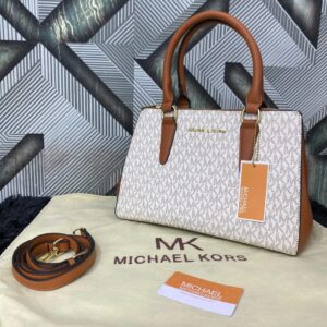 MICHAELL KORSS LAILA SMALL SIGNATURE SATCHEL BAGS