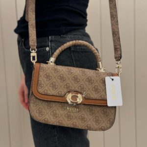 Guesss Orlina Top Handle Flap Crossbody Bag
