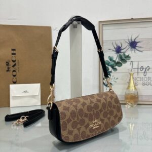 Coachh Andrea Shoulder Bag In Signature Canvas
