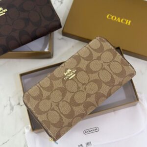 Coachh Zipper Long Wallet