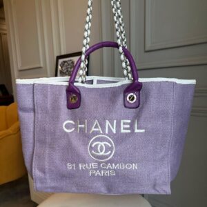 HANELL DEAUVILLE BAG - PURPLE AND BLACK