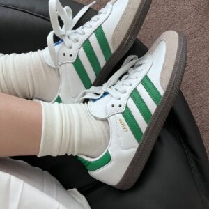 ADIDASS ORIGINALS SAMBA WHITE GREEN