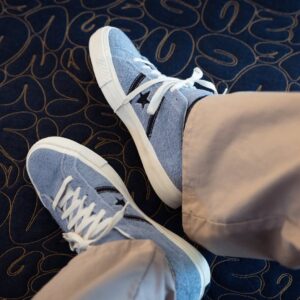 Conversee Men Blue One Star Academy Pro Low-Top Sneakers