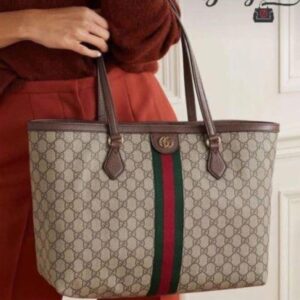 GUCCII OPHIDIA GG MEDIUM TOTE BAG
