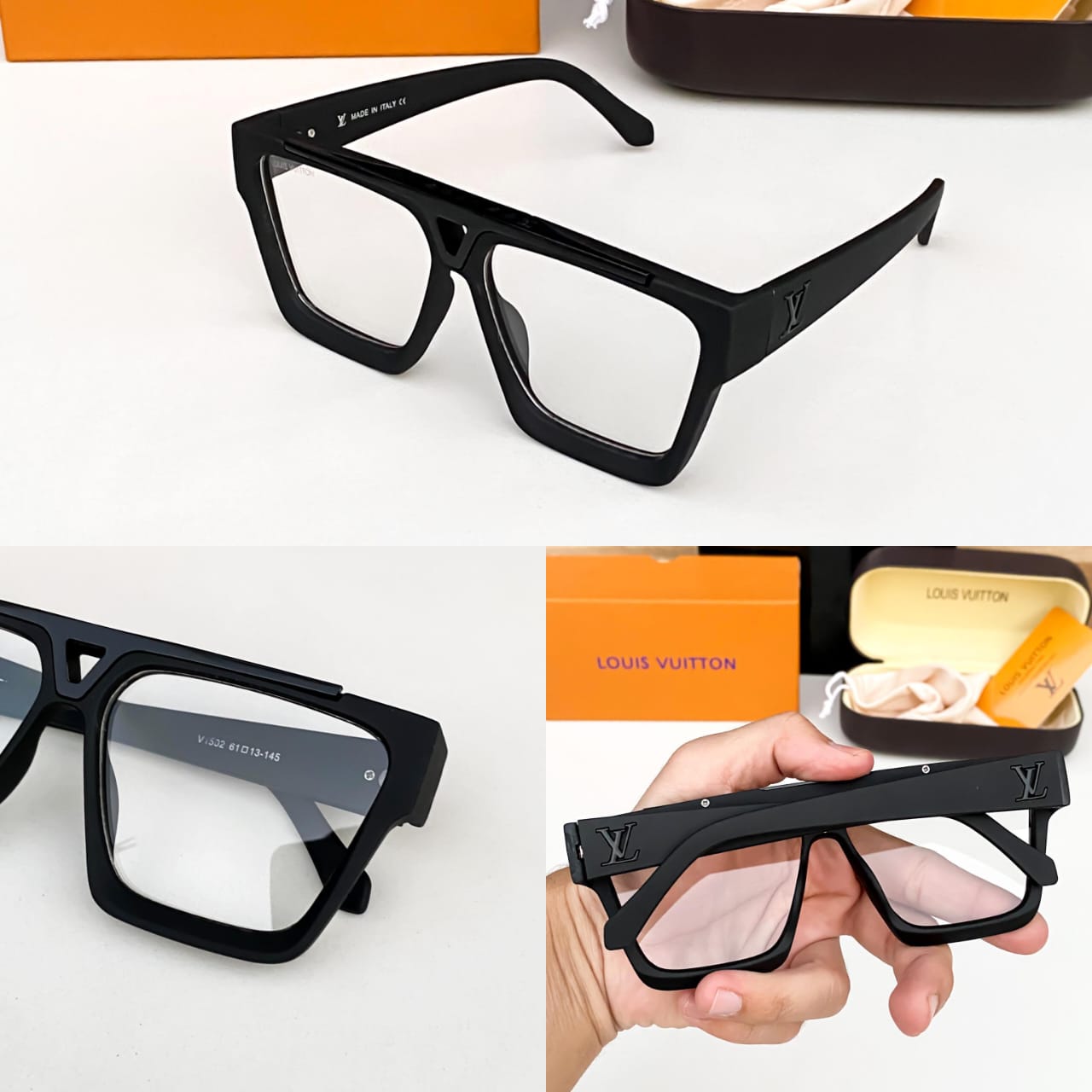 LOUISs VUITTON BLACK PLANO 1502