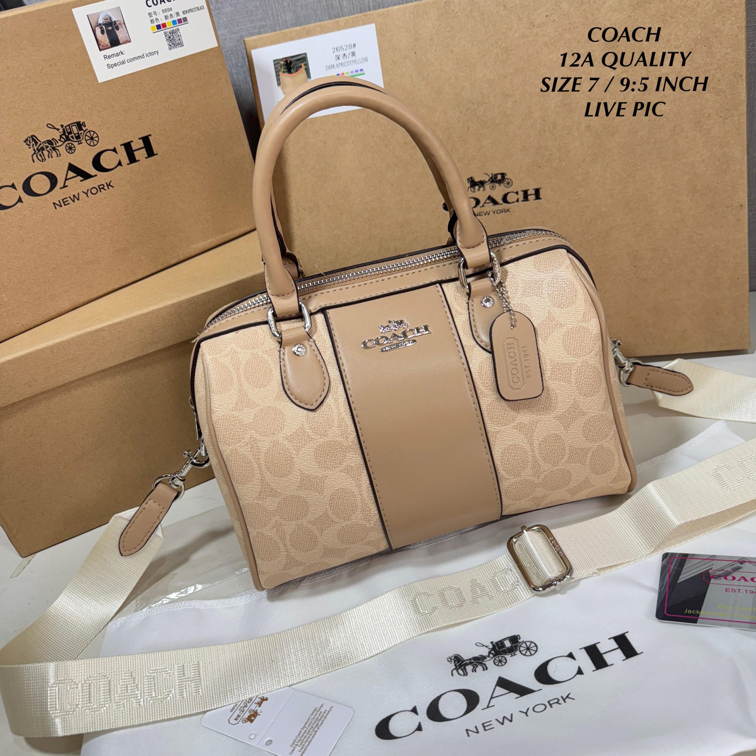 COACHH SPEEDY CROSSBODY SATCHEL BAG