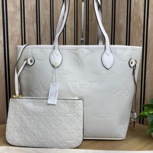 LOUISS VUITTONN SOLID SHADES EMBOSSED NEVERFULL