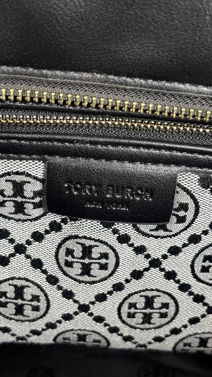 TORYY BURCHH T MONOGRAM LARGE TOTE BAG WITH POUCH - Image 14