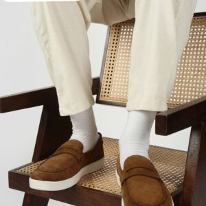 ZARAA-HYRBID LEATHER LOAFER 