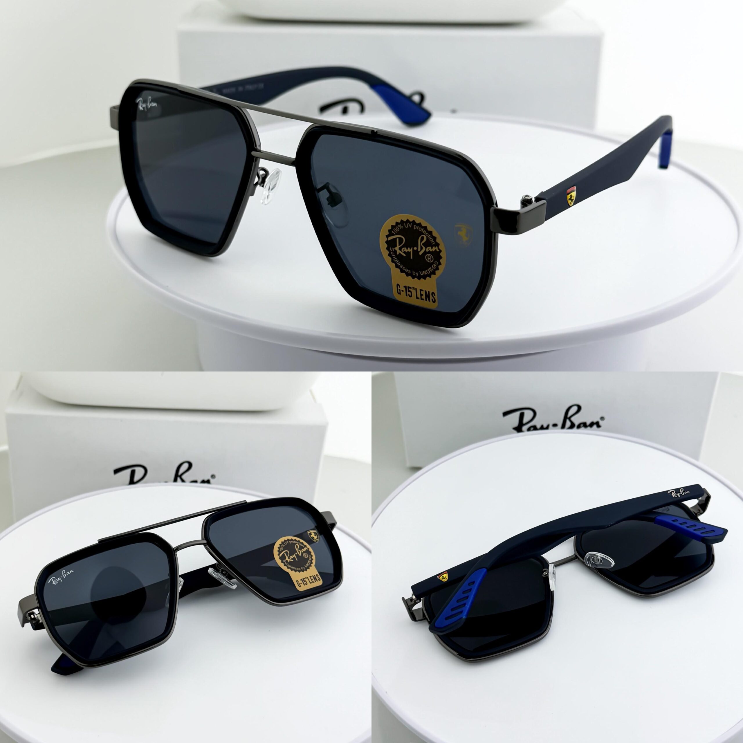 RAYBANN BLUE BLACK 10