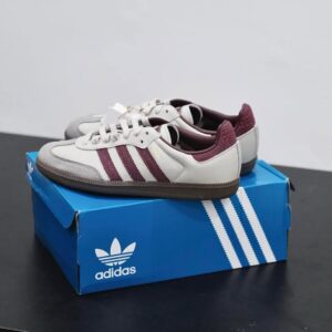 Adidass Samba OG Putty Grey Maroon