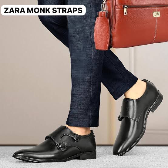 ZARAA MONK STRAP FORMAL SHOES