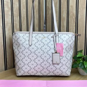 KATEE SPADEE SIGNATURE SPADE FLORAL TOTE