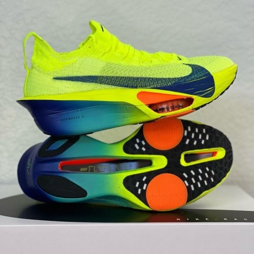 NIKEE ALPHA FLY 3 GREEN PARROT