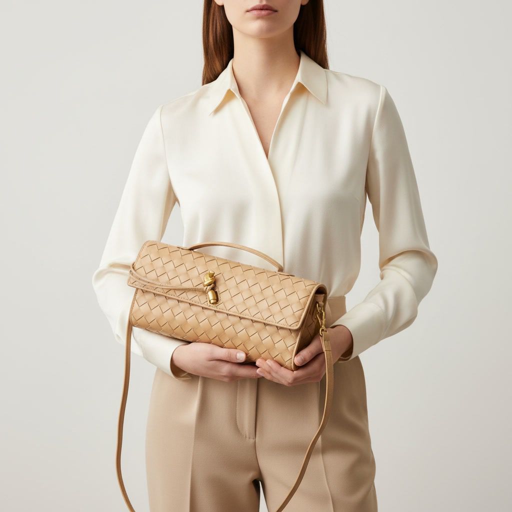 BOTTEGAA VENETAA LONG ANDIAMO Clutch Bag