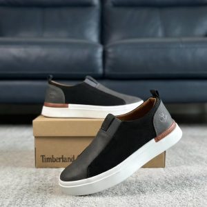 TIMBERLANDD SLIP ON SNEAKER BLACK GREY