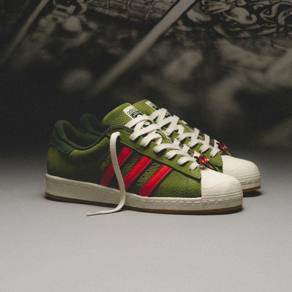 ADIDASE ORIGINALS SUPERSTAR SHELLTOE- NINJA TURTLES