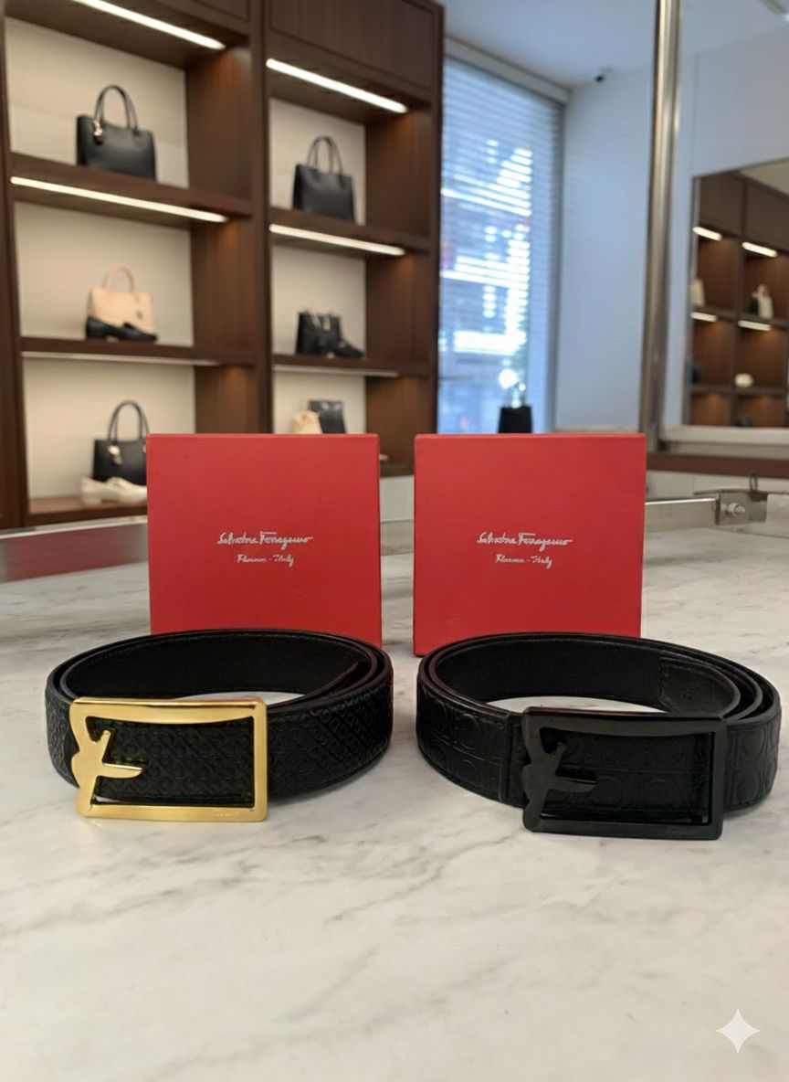 SALVATOREE FEREGAMOE IMPORTED QUALITY PREMIUM QUALITY BELTS - Image 3