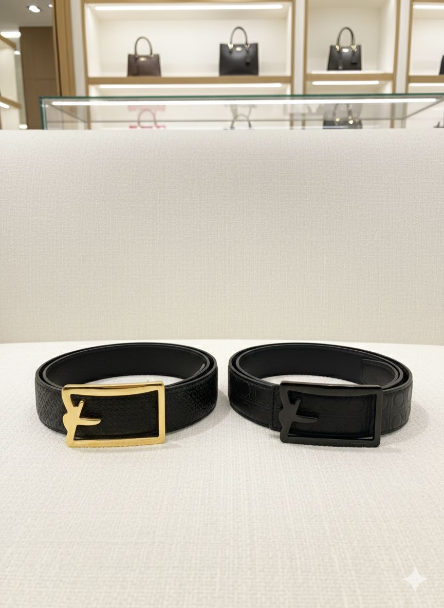 SALVATOREE FEREGAMOE IMPORTED QUALITY PREMIUM QUALITY BELTS - Image 2