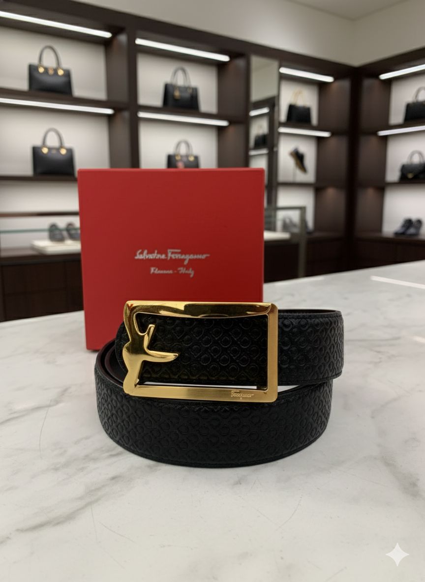 SALVATOREE FEREGAMOE IMPORTED QUALITY PREMIUM QUALITY BELTS
