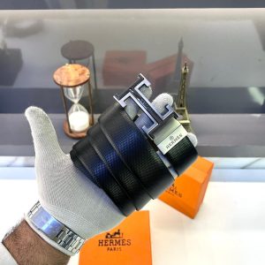 Hermese Paris Reversible Silver Belt Premium Quality