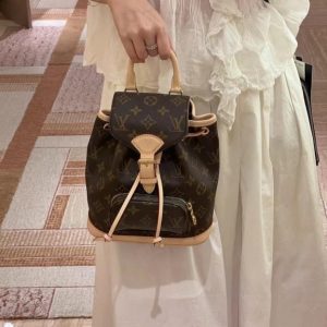 Louise Vuittone Montsouris Monogram Mini backpack