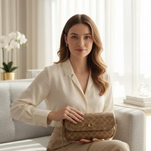 Coache Brook signature Leather Bag