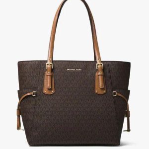 MICHAELE KORSE VOYAGER SIDE POCKET TOTE HANDBAG