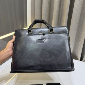 MONTE BLANEC BLACK PREMIUM CLASSIC LAPTOP BAG TRAVELLING BAG
