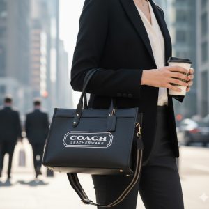 LATEST COACHE LEATHERWARE BAG WITH POUCH