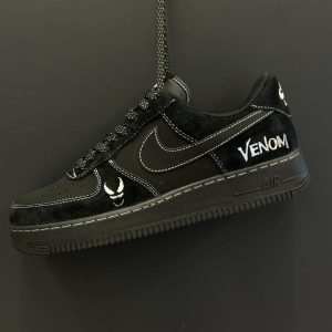 NIKEE AIRFORCE ONE VENOM SUEDE BLACK