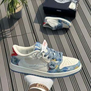 Nikee Air Jordan 1 Low X Travis Scott X Louis Vuitton