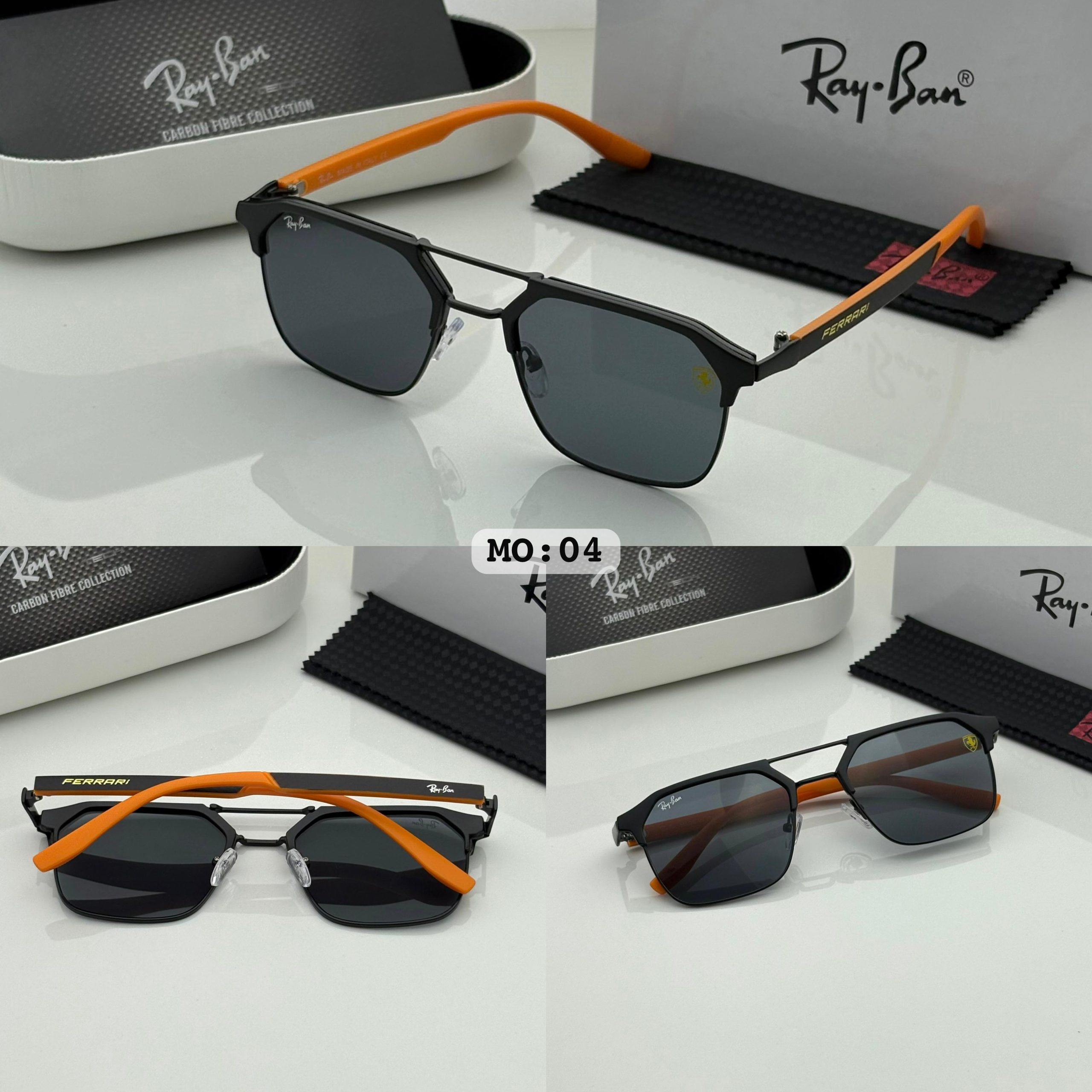 RAY BANN 04 FERRARI EDITION ORANGE BLACK