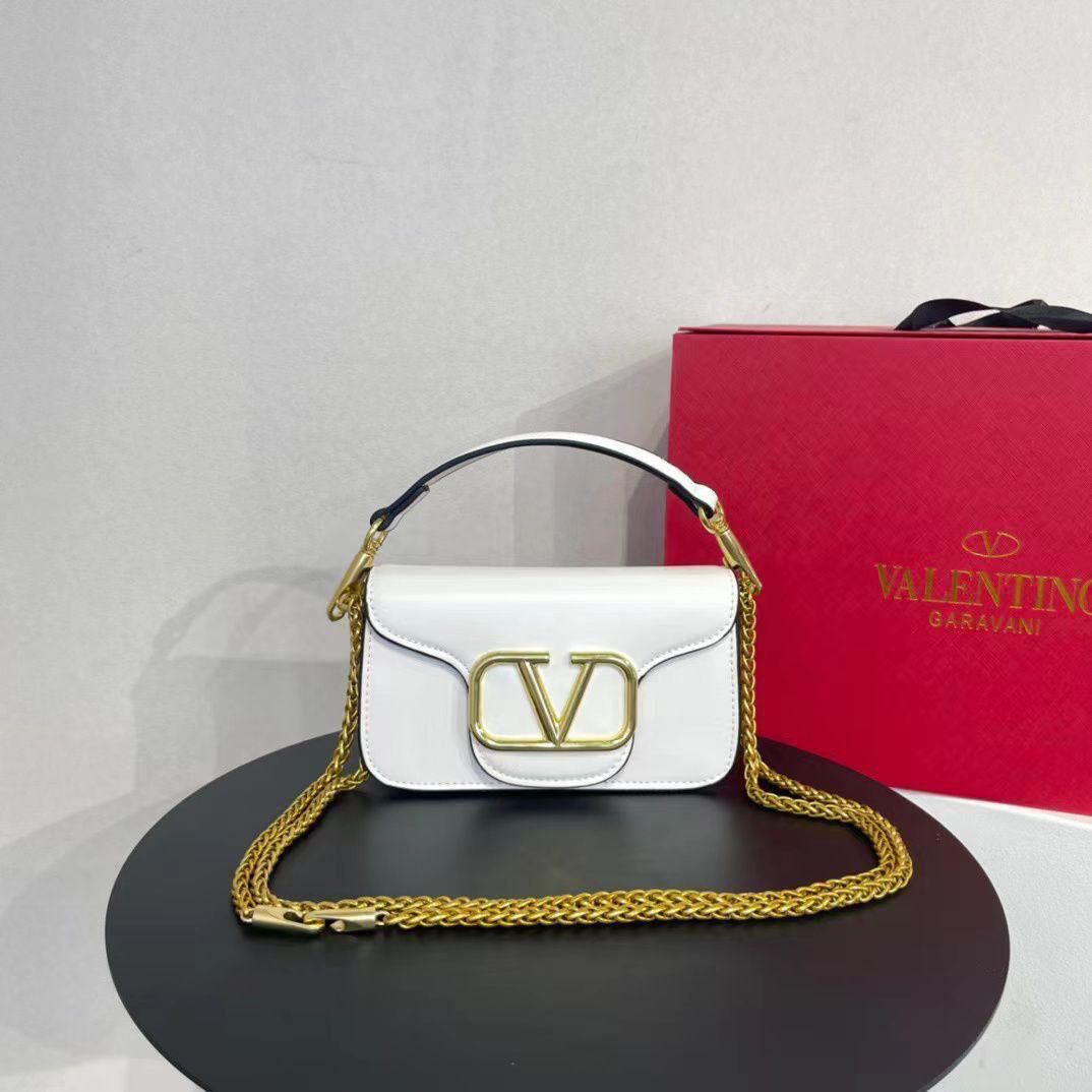 VALENTINOSGARAVANI LOCO SMALL SHOULDER CUM SLING BAG IN TOWN