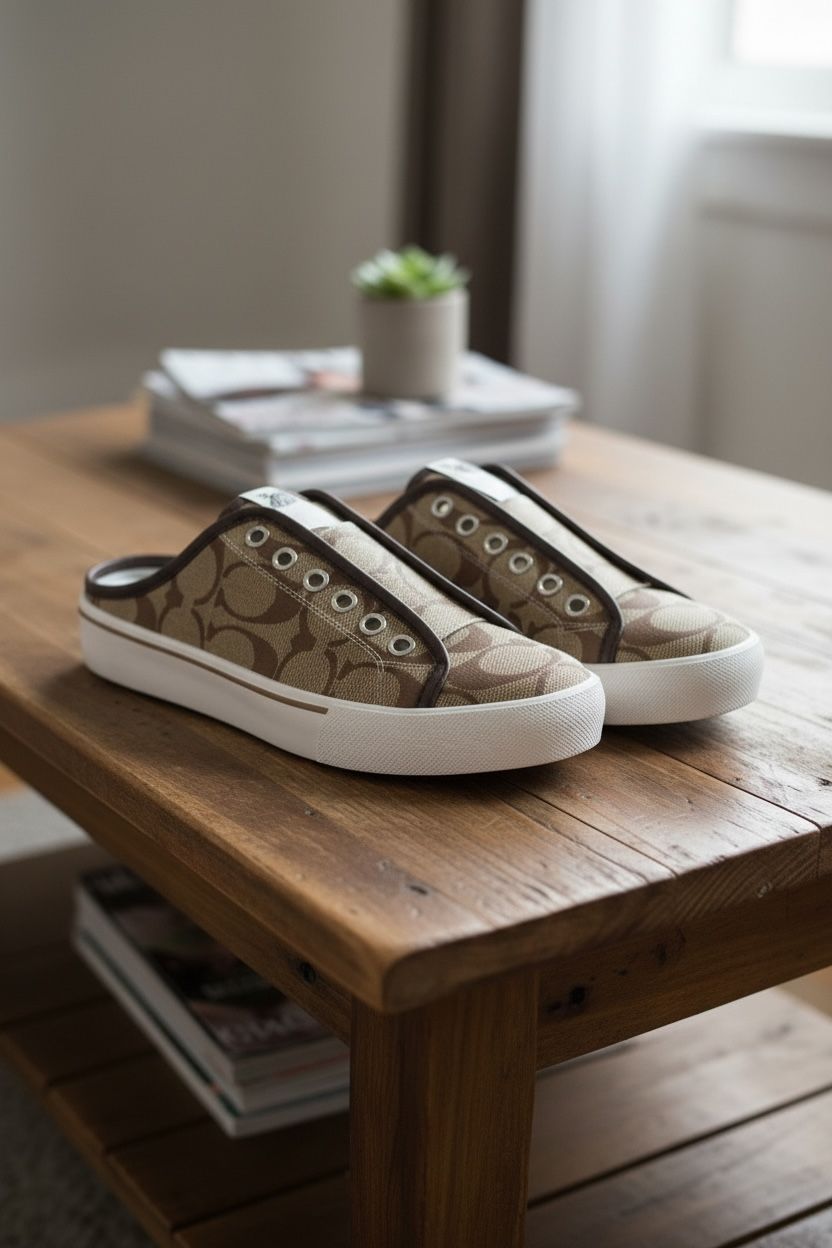 New COACHE canvas shoes