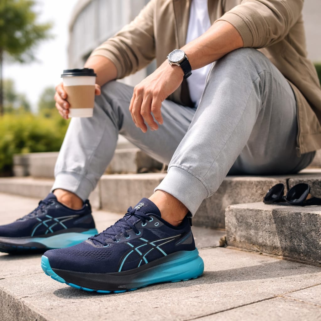 Asicse Gel Kayano 31 Blue Expanse Digital Aqua