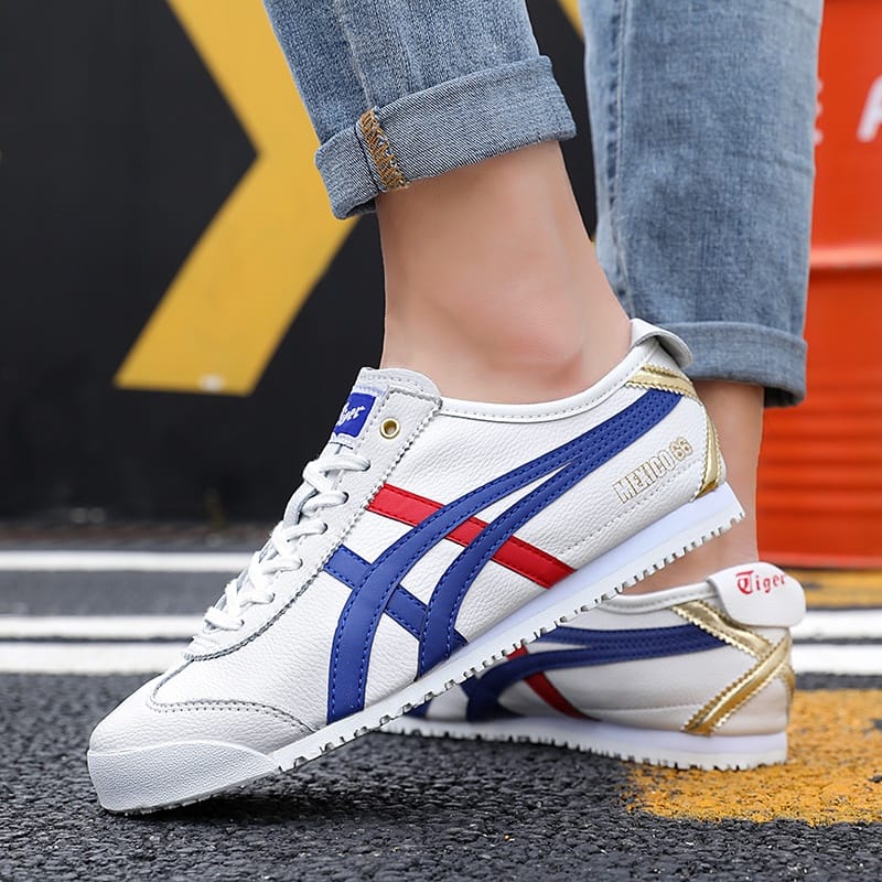 Onitsukas Tiger Mexico 66 White Blue Gold
