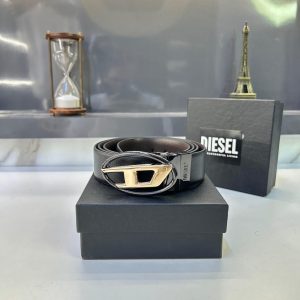 Diesele Golden Black Reversible Belt