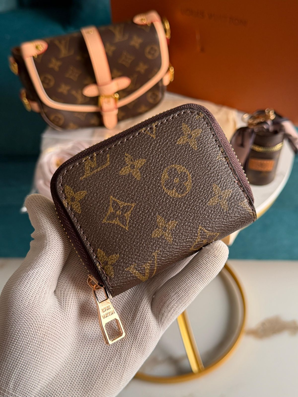 LOUISE VUITTONS SAUMUR BB HANDBAG PREMIUM LV COMBO - Image 2