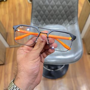 Raybane 04 black orange plano