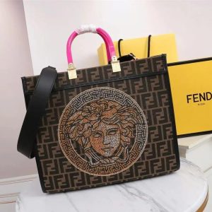 Fendis X Versaces Sunshine Tote
