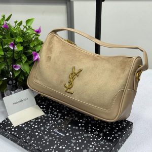 Ysle Saint Laurent Jamie Ponchon Suede & Leather Bag