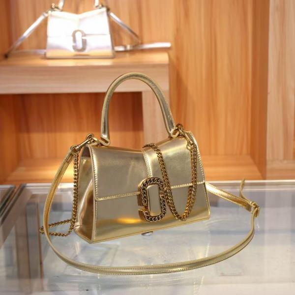 MARCE JACOBS The Metallic St. Marc Mini Top Handle Bag