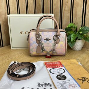 COACHS RAINBOW MINI ROWAN CROSSBODY BAG