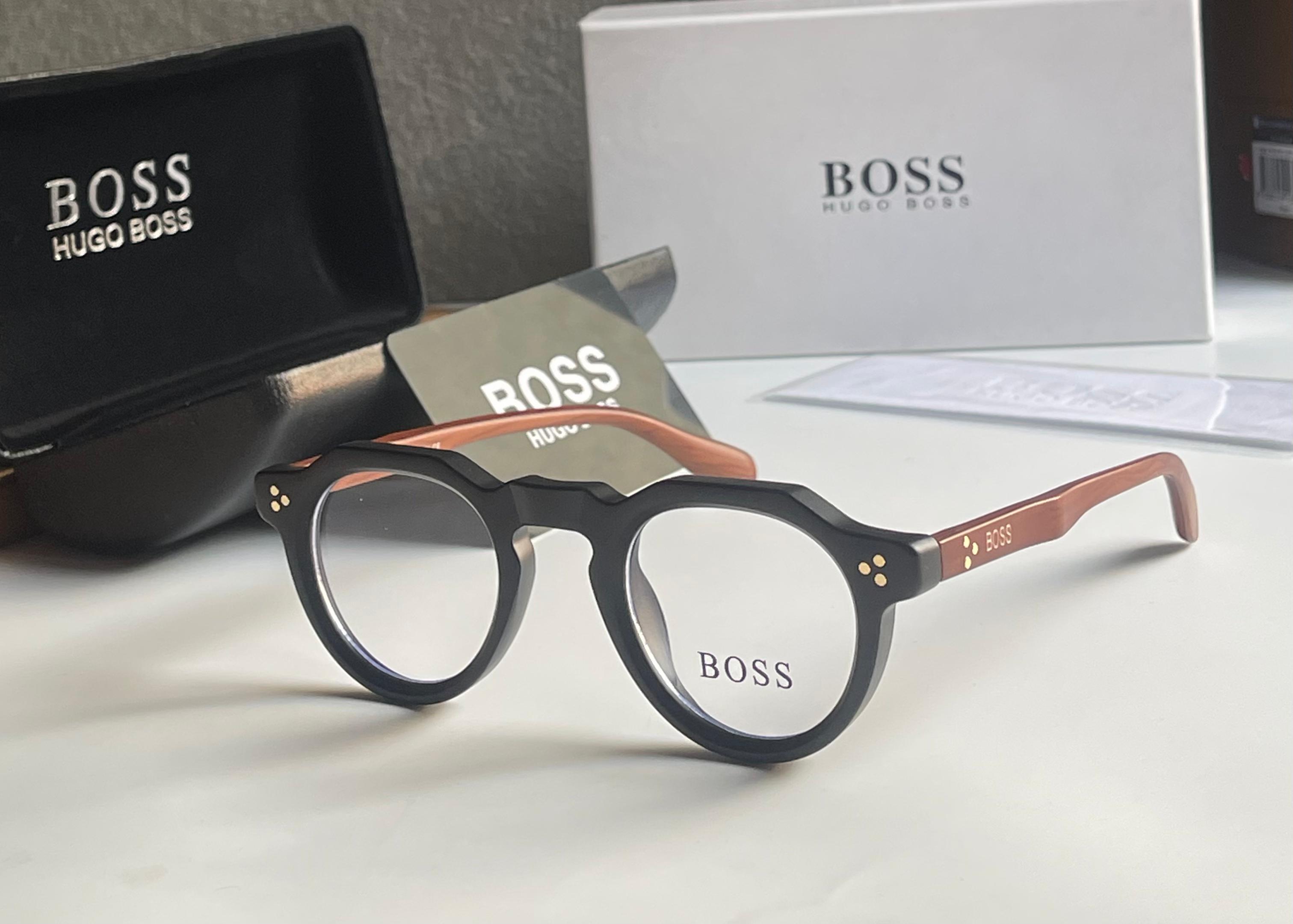 *HUGOS BOSS TRANSPARENT LENS