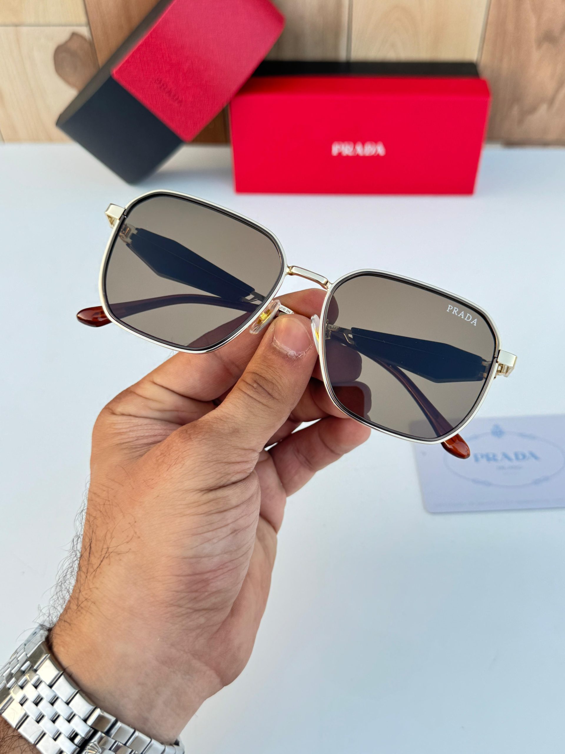 *Pradas 119 gold brown