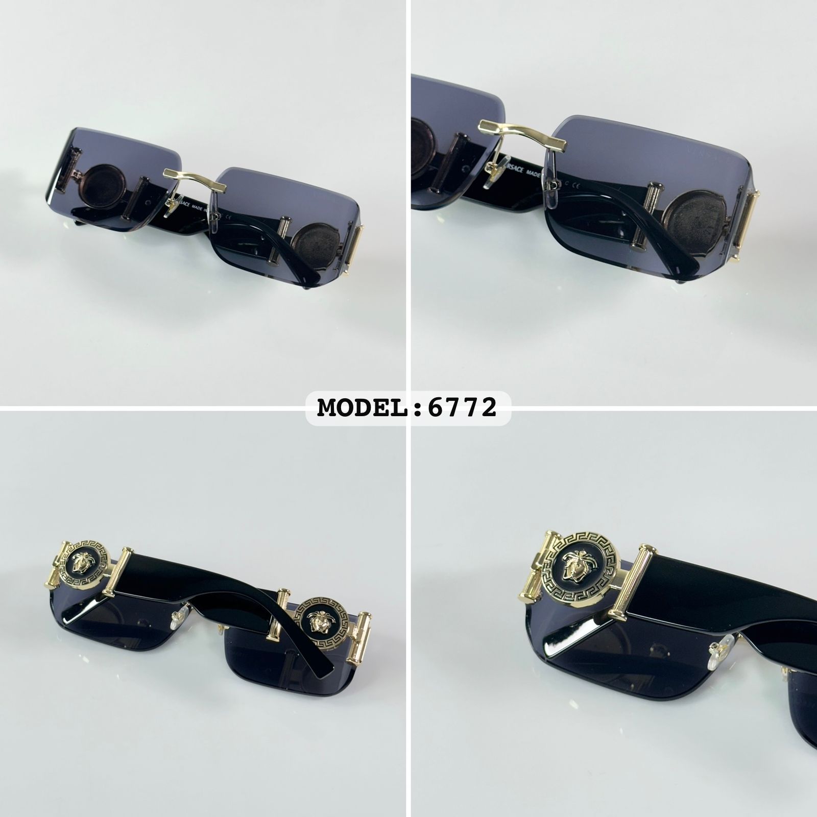 *VERSACES 6772 GOLD BLACK