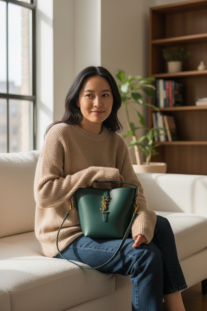 *LATEST YSLL BUCKET WITH POUCH