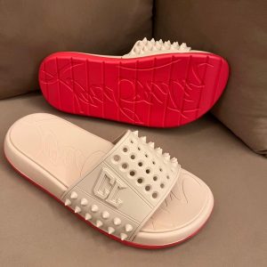 ChristianE louboutin slides in stock