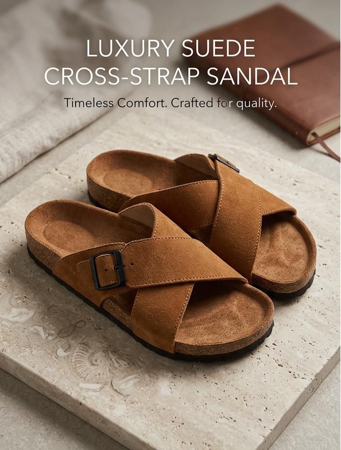 BIRKENSTOCKS CROSS STRAP COMFORT SOFT SOLE